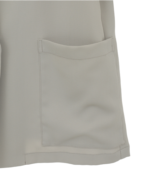 ドライタッチ半袖サマージャケット 詳細画像 グレイッシュベージュ 5