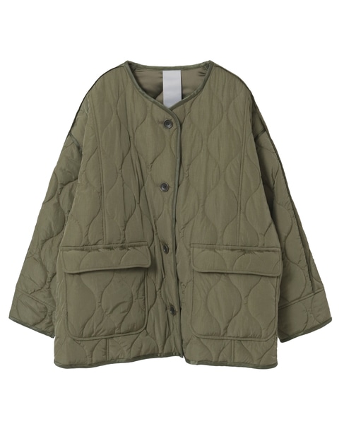 【A_/エース】≪撥水加工≫ナイロンタフタキルティングブルゾン 詳細画像 カーキ 23