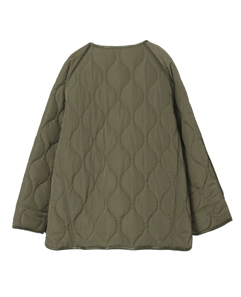 【A_/エース】≪撥水加工≫ナイロンタフタキルティングブルゾン 詳細画像 カーキ 24