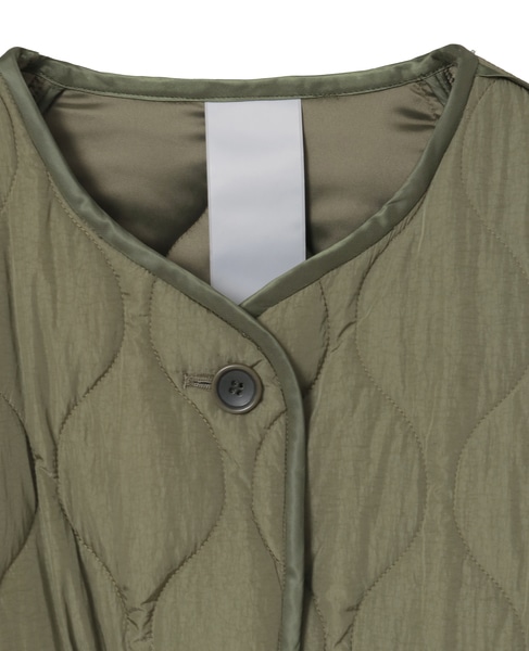 【A_/エース】≪撥水加工≫ナイロンタフタキルティングブルゾン 詳細画像 カーキ 25