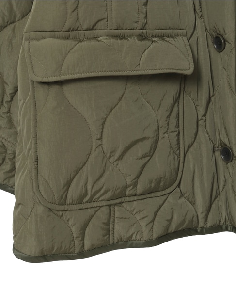【A_/エース】≪撥水加工≫ナイロンタフタキルティングブルゾン 詳細画像 カーキ 27