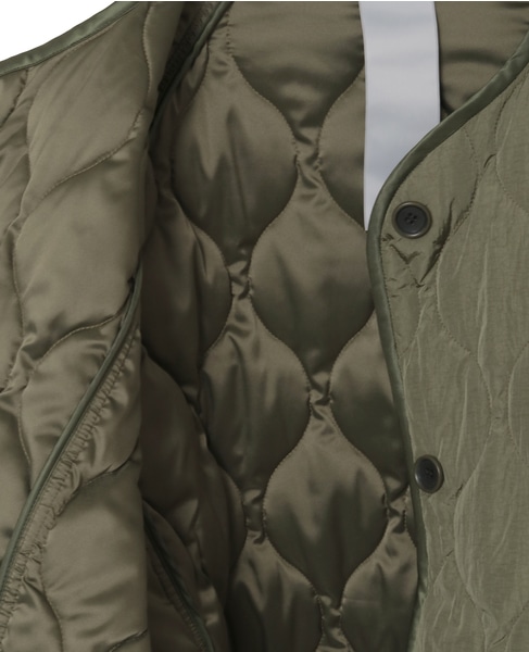 【A_/エース】≪撥水加工≫ナイロンタフタキルティングブルゾン 詳細画像 カーキ 29