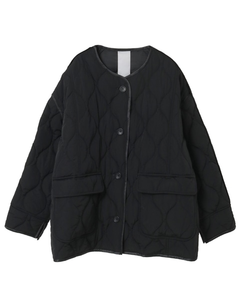 【A_/エース】≪撥水加工≫ナイロンタフタキルティングブルゾン 詳細画像 ブラック 10