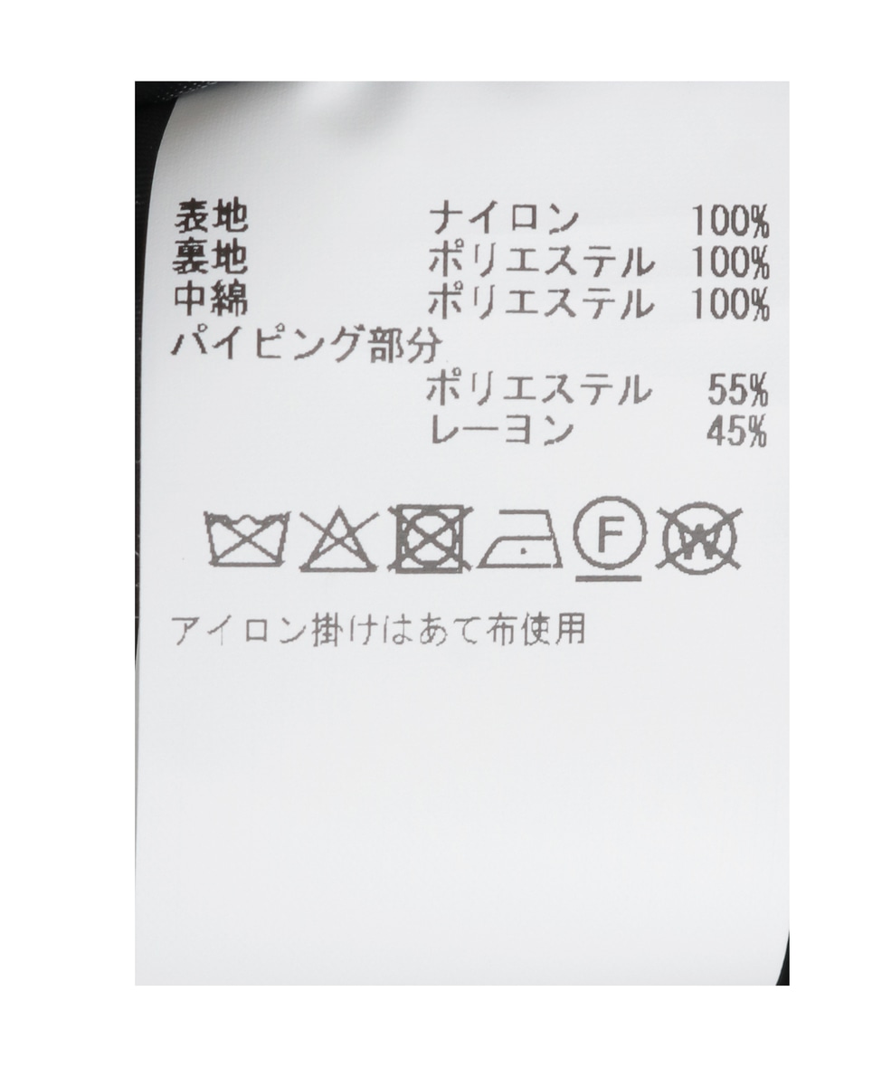 【A_/エース】≪撥水加工≫ナイロンタフタキルティングブルゾン 詳細画像 ブラック 37