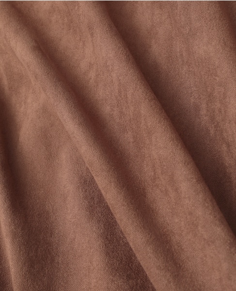 ストレッチフェイクスウェードブルゾン 詳細画像 ブラウン 7