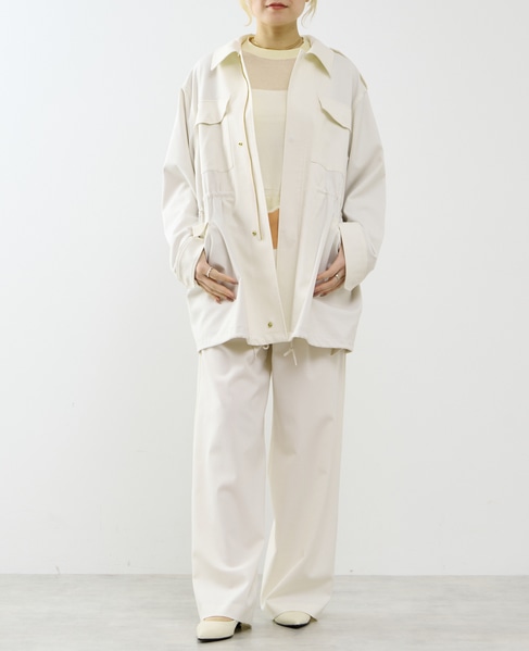 【A_/エース】ミリタリーブルゾン 詳細画像 ホワイト 5