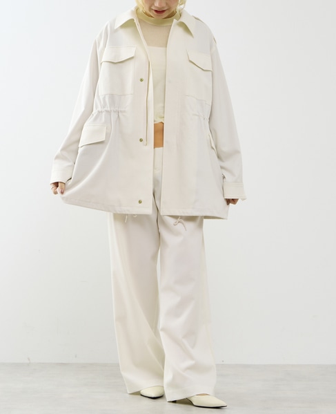 【A_/エース】ミリタリーブルゾン 詳細画像 ホワイト 6