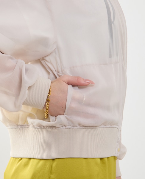 《定番》シアーブルゾン 詳細画像 グレイッシュベージュ 11