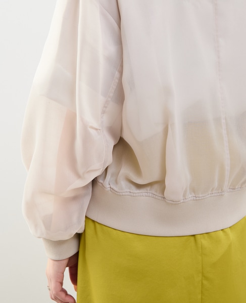 《定番》シアーブルゾン 詳細画像 グレイッシュベージュ 12