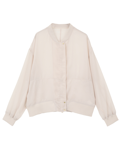 《定番》シアーブルゾン 詳細画像 グレイッシュベージュ 16