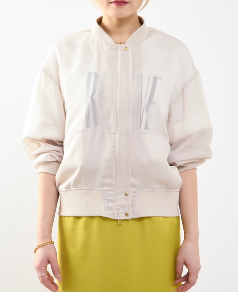 《定番》シアーブルゾン 詳細画像 グレイッシュベージュ 9