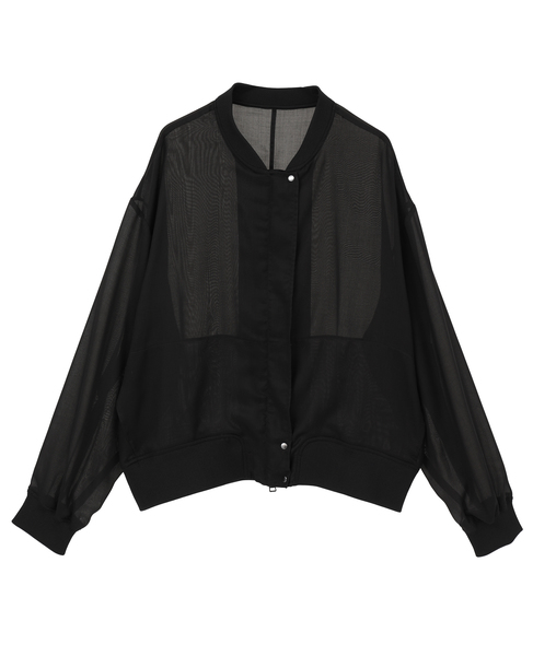 《定番》シアーブルゾン 詳細画像 ブラック 10