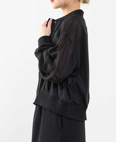 《定番》シアーブルゾン 詳細画像 ブラック 2