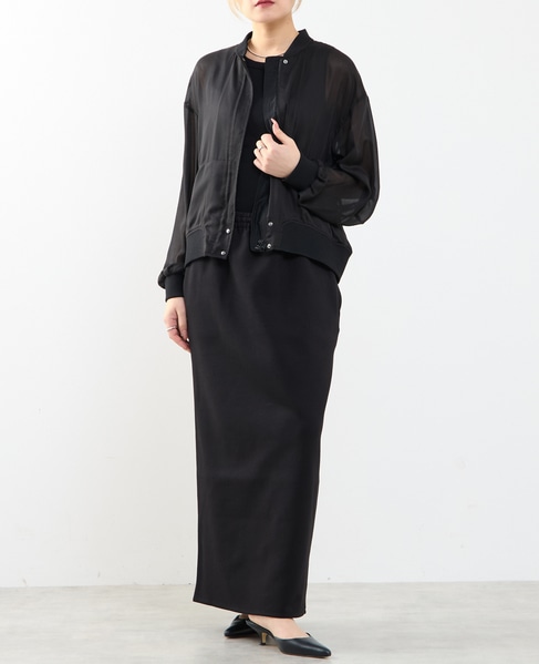 《定番》シアーブルゾン 詳細画像 ブラック 4