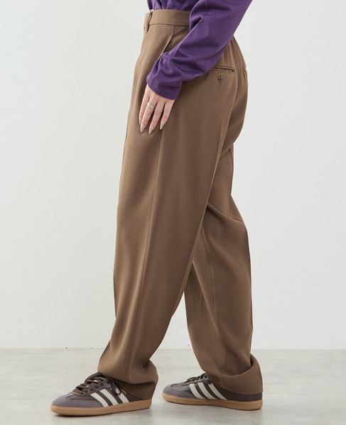テーパードパンツ 詳細画像 ブラウン 4