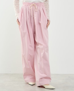 【A_/エース】タックギャザーパンツ