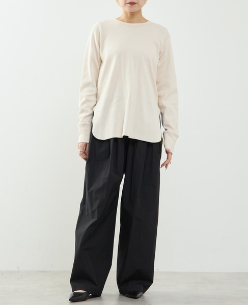 【A_/エース】タックギャザーパンツ 詳細画像 ブラック 5