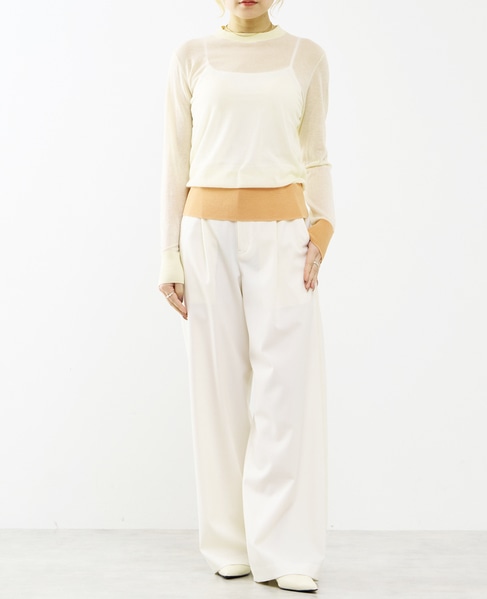 【A_/エース】≪防しわ・速乾≫サイドラインパンツ 詳細画像 ホワイト 5