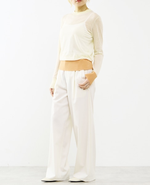 【A_/エース】≪防しわ・速乾≫サイドラインパンツ 詳細画像 ホワイト 6