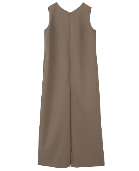 【A_/エース】ドライダブルクロス×レースオールインワン 詳細画像 カーキ 8