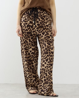 レオパード柄ALLゴムリラックスパンツ
