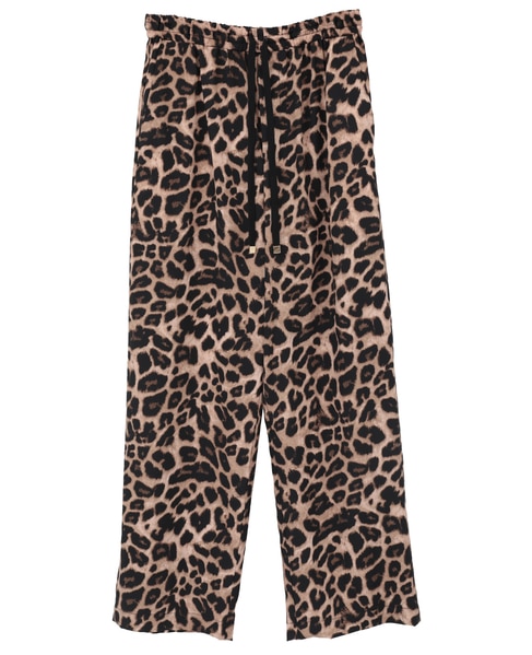 レオパード柄ALLゴムリラックスパンツ 詳細画像 レオパード 11