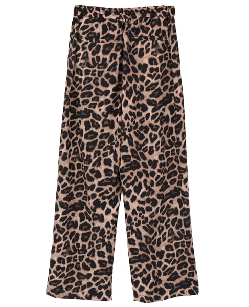 レオパード柄ALLゴムリラックスパンツ 詳細画像 レオパード 12