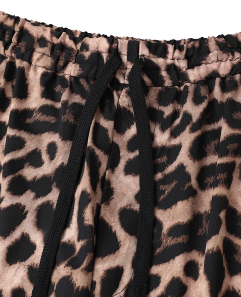 レオパード柄ALLゴムリラックスパンツ 詳細画像 レオパード 13