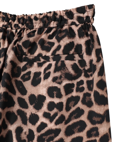 レオパード柄ALLゴムリラックスパンツ 詳細画像 レオパード 16