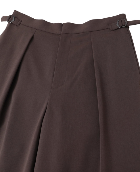 ≪高機能素材≫ワイドパンツ 詳細画像 ブラウン 11