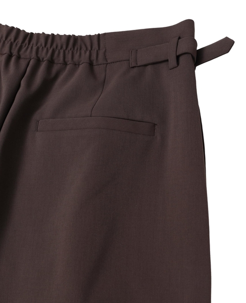 ≪高機能素材≫ワイドパンツ 詳細画像 ブラウン 15