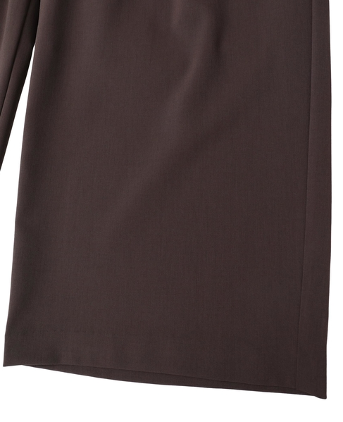 ≪高機能素材≫ワイドパンツ 詳細画像 ブラウン 16