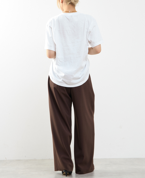 ≪高機能素材≫ワイドパンツ 詳細画像 ブラウン 8