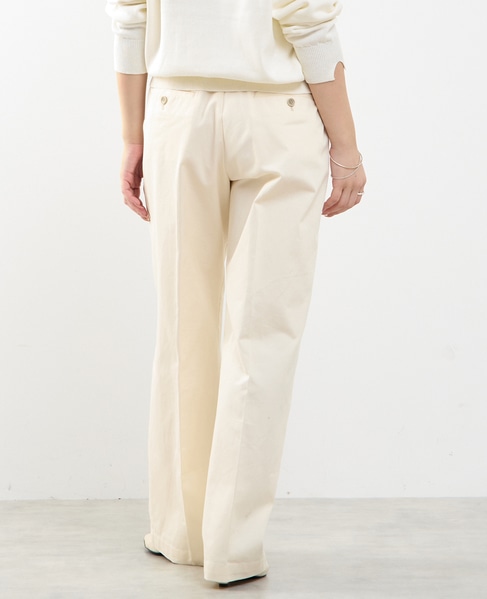 【A_/エース】ソフトラインチノパンツ 詳細画像 オフホワイト 3