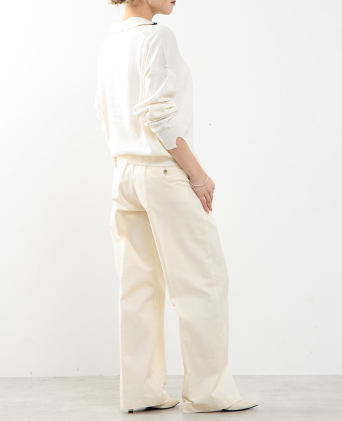 【A_/エース】ソフトラインチノパンツ 詳細画像 オフホワイト 8