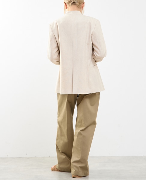 【A_/エース】ソフトラインチノパンツ 詳細画像 ベージュ 11