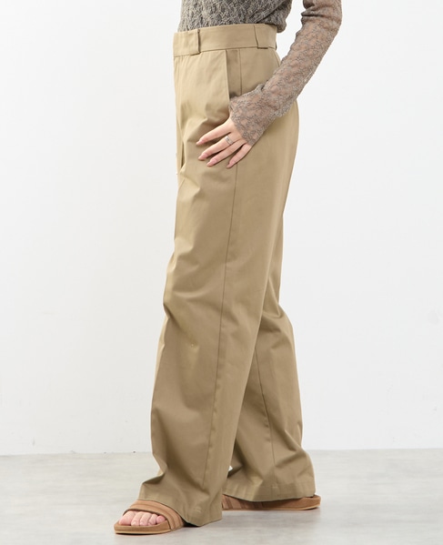 【A_/エース】ソフトラインチノパンツ 詳細画像 ベージュ 2