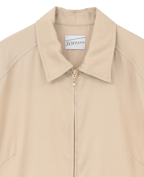 《接触冷感》フロントファスナーサロペット 詳細画像 ベージュ 9