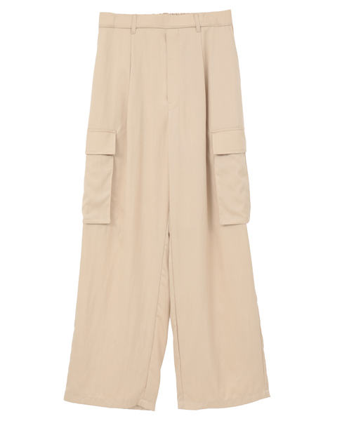 《接触冷感》カーゴパンツ 詳細画像 ベージュ 1