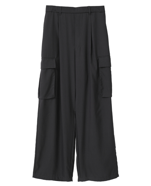 《接触冷感》カーゴパンツ 詳細画像 チャコールグレー 1