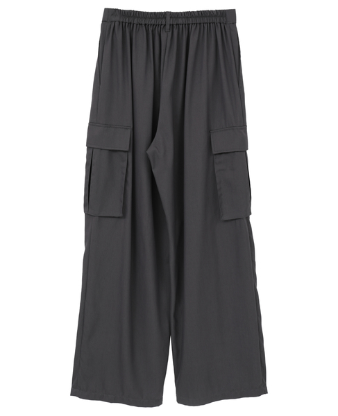 《接触冷感》カーゴパンツ 詳細画像 チャコールグレー 2