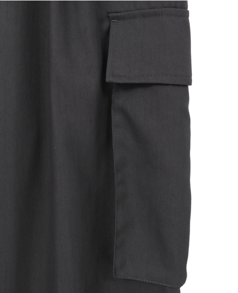 《接触冷感》カーゴパンツ 詳細画像 チャコールグレー 5