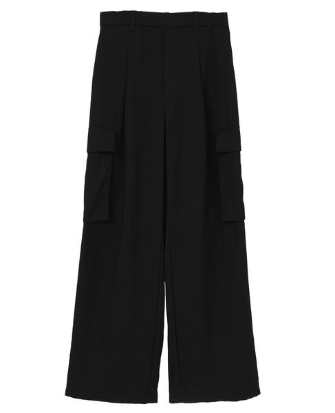《接触冷感》カーゴパンツ 詳細画像 ブラック 1