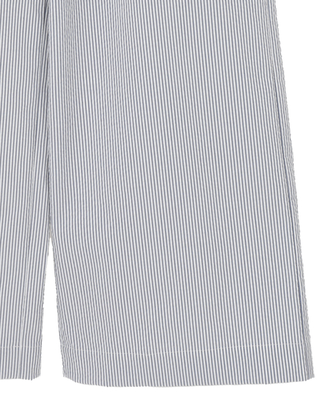 【A_/エース】ゴム仕様＆ドローコード付きリラックス ストライプパンツ 詳細画像 ネイビーストライプ 21