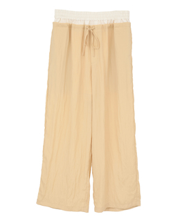 2枚穿いてる風イージーパンツ