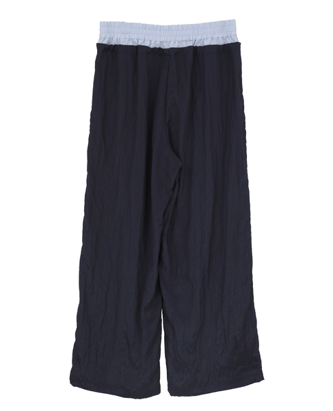 2枚穿いてる風イージーパンツ 詳細画像 ネイビー 18