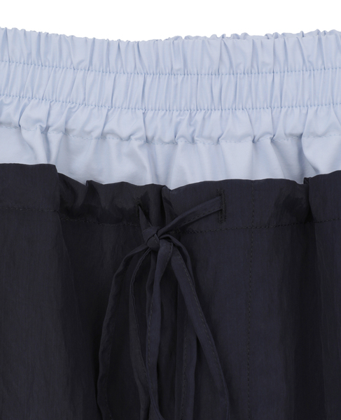 2枚穿いてる風イージーパンツ 詳細画像 ネイビー 19