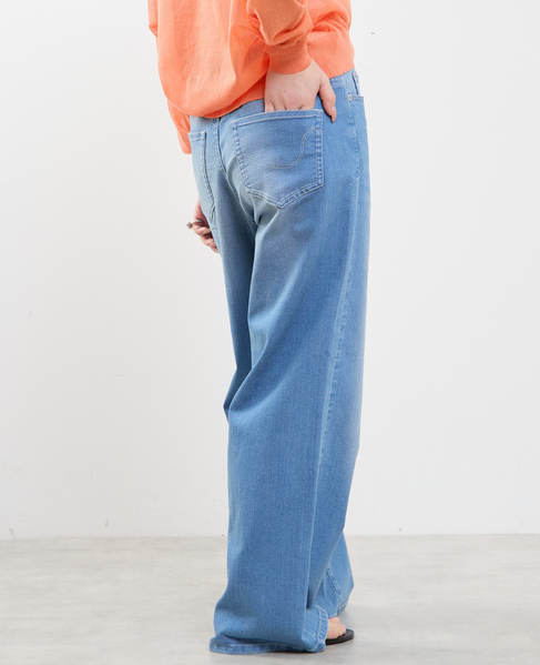 ストレッチワイドデニム 詳細画像 ブリーチ 2