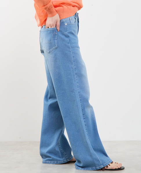 ストレッチワイドデニム 詳細画像 ブリーチ 4