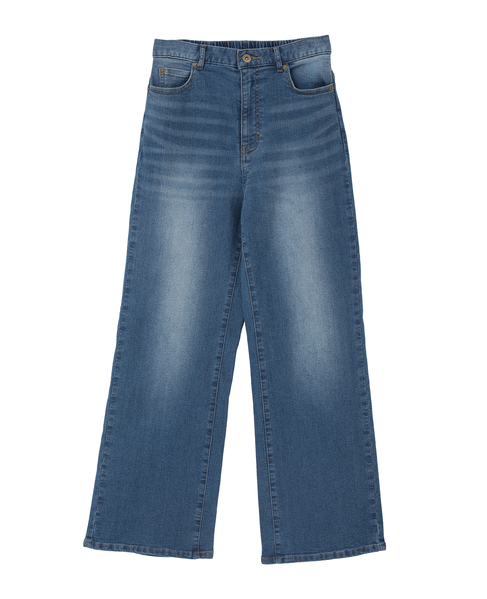 ストレッチワイドデニム 詳細画像 インディゴブルー 11